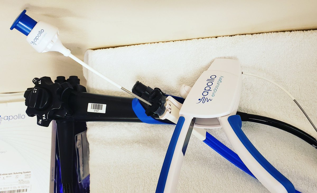GIDrDon's tweet photo. You know what we are about to do? #endosuture #apollooverstitch same device for #endoscopicsleevegastroplasty #bariatricendoscopy #qualitycare #lovewhatyoudo #interventionalgi #weightlossjourney #IGotYou https://t.co/uS1CqLnlpN