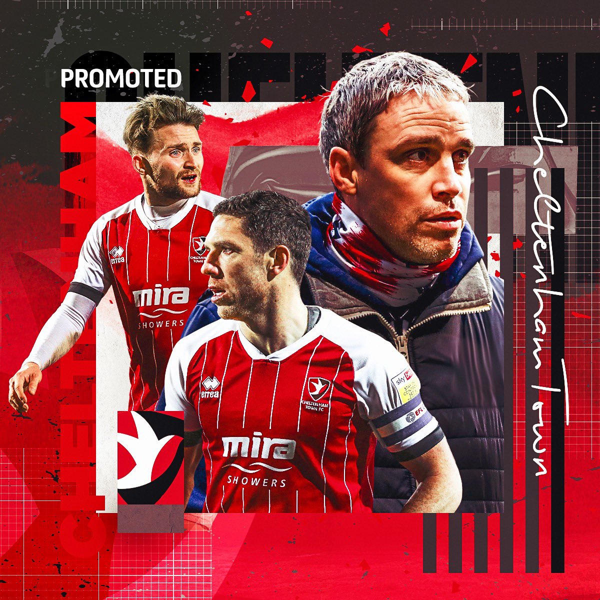 Congratulations on your promotion to <a href="/SkyBetLeagueOne/">Sky Bet League One</a>, <a href="/CTFCofficial/">Cheltenham Town</a>!

#EFL