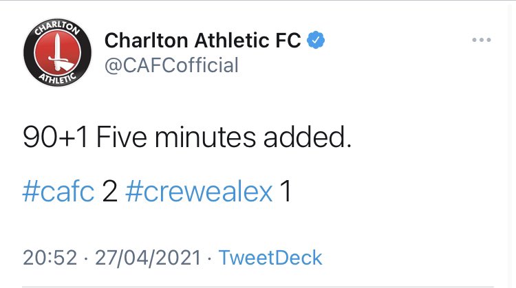 AshleyAcott's tweet photo. Being a Charlton fan in a nutshell #cafc https://t.co/7nLzvxlK2L