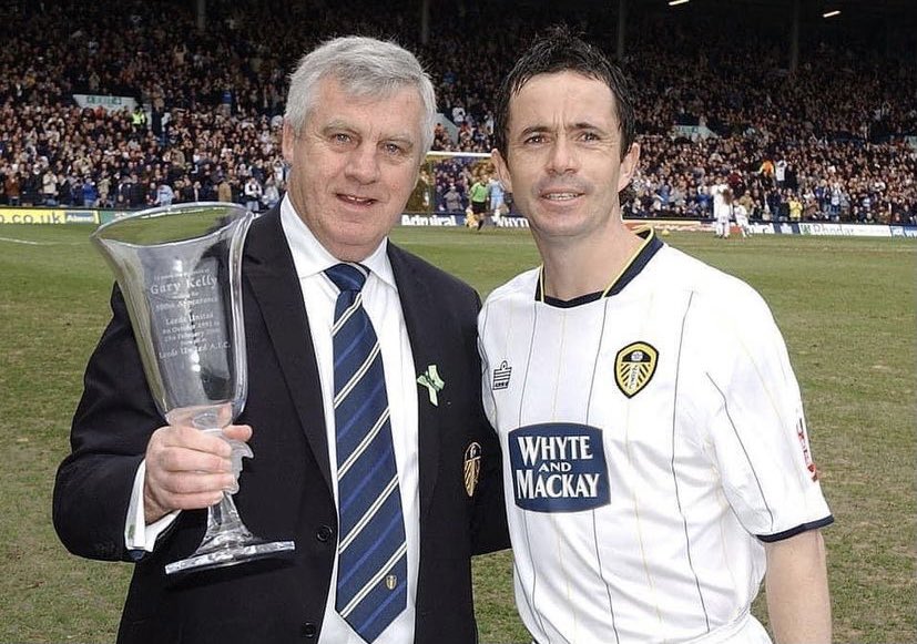 LUFCHistory's tweet image. Two great legends, one great club!
#lufc #RIPPeterLorimer