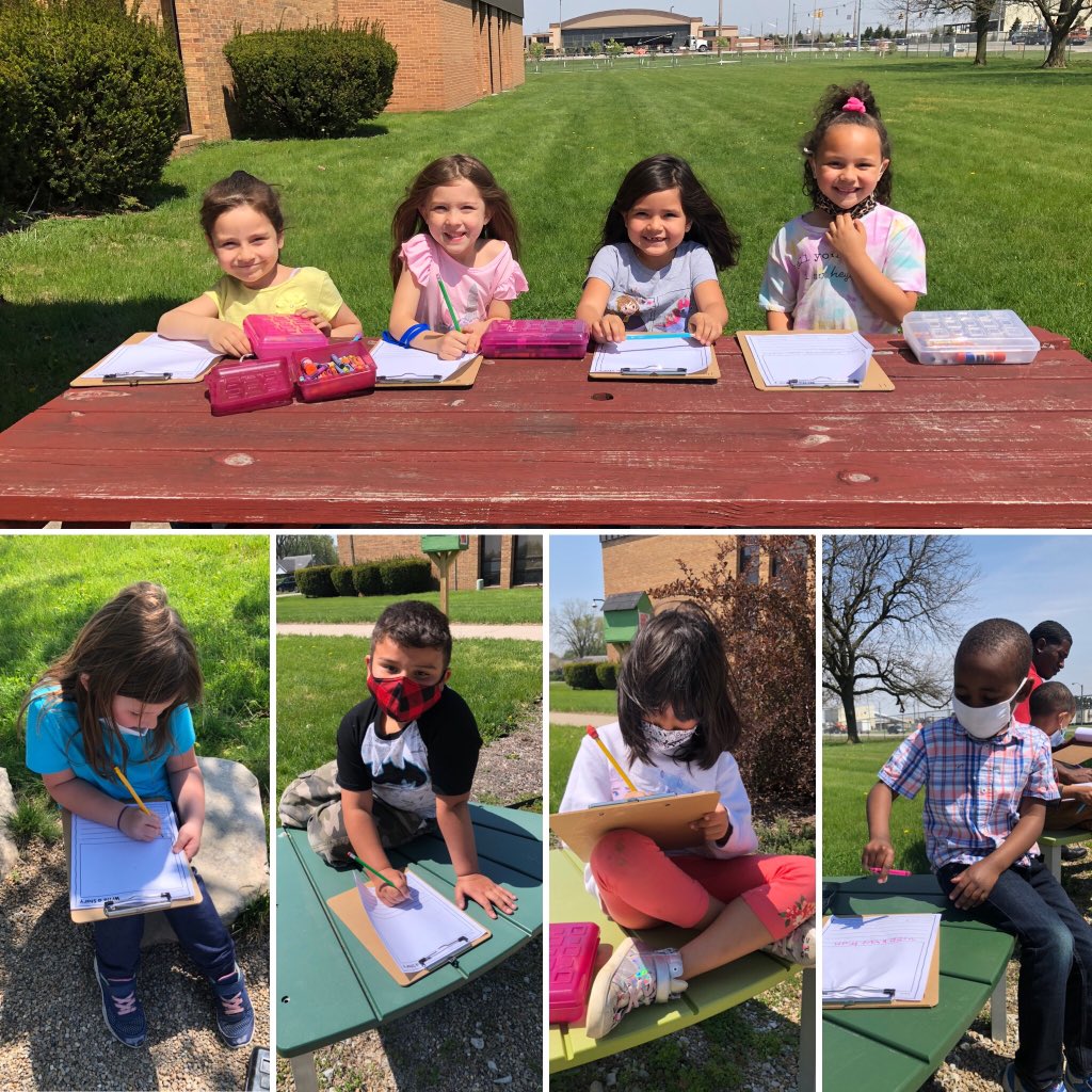 It was the perfect day to enjoy writer’s workshop outside! <a href="/SFE_3820/">SFE Elementary</a> #wearewayne
