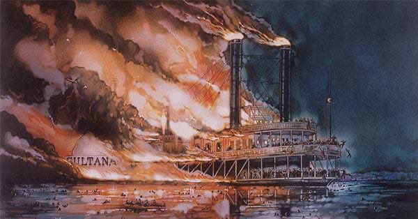 Today in 1865 the Steamboat Sultana exploded due to a faulty boiler which powers the vessel. It’s the deadliest maritime disaster in U.S. history. It also has a special connection to the Battle of Franklin.1/11