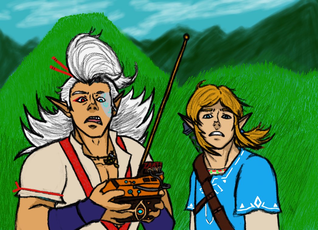 GalacticZyrus's tweet photo. Hold on Doc... are you telling me you made a TIME MACHINE out of the Master Cycle Zero?! || #YoungRobbie #Robbie #Link #LegendofZelda #AgeofCalamity #BreathoftheWild #BOTW #BackToTheFuture https://t.co/TWEvxZUUID