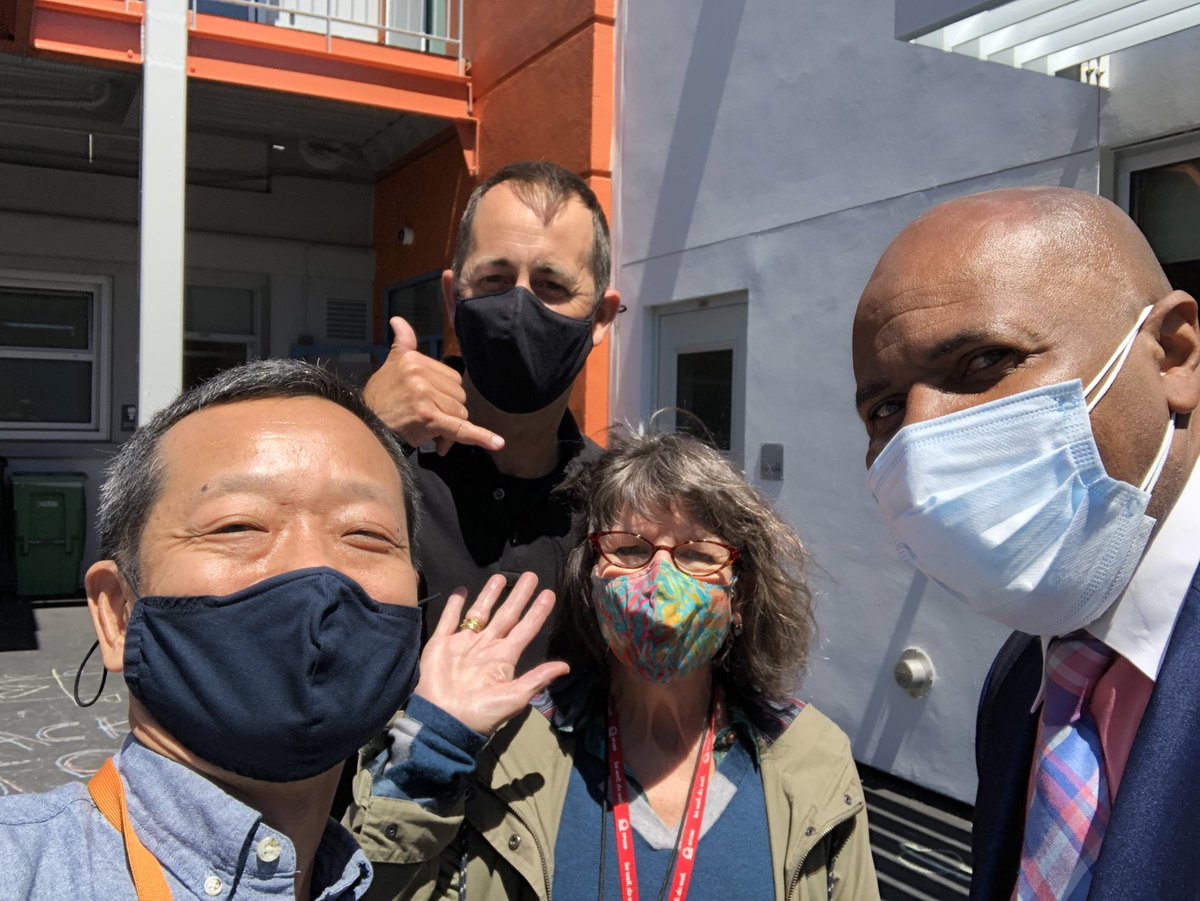 Good times and great peeps at @HarveyMilkSF! (not pictured but very present: tons of happy kiddos) #wearesfusd