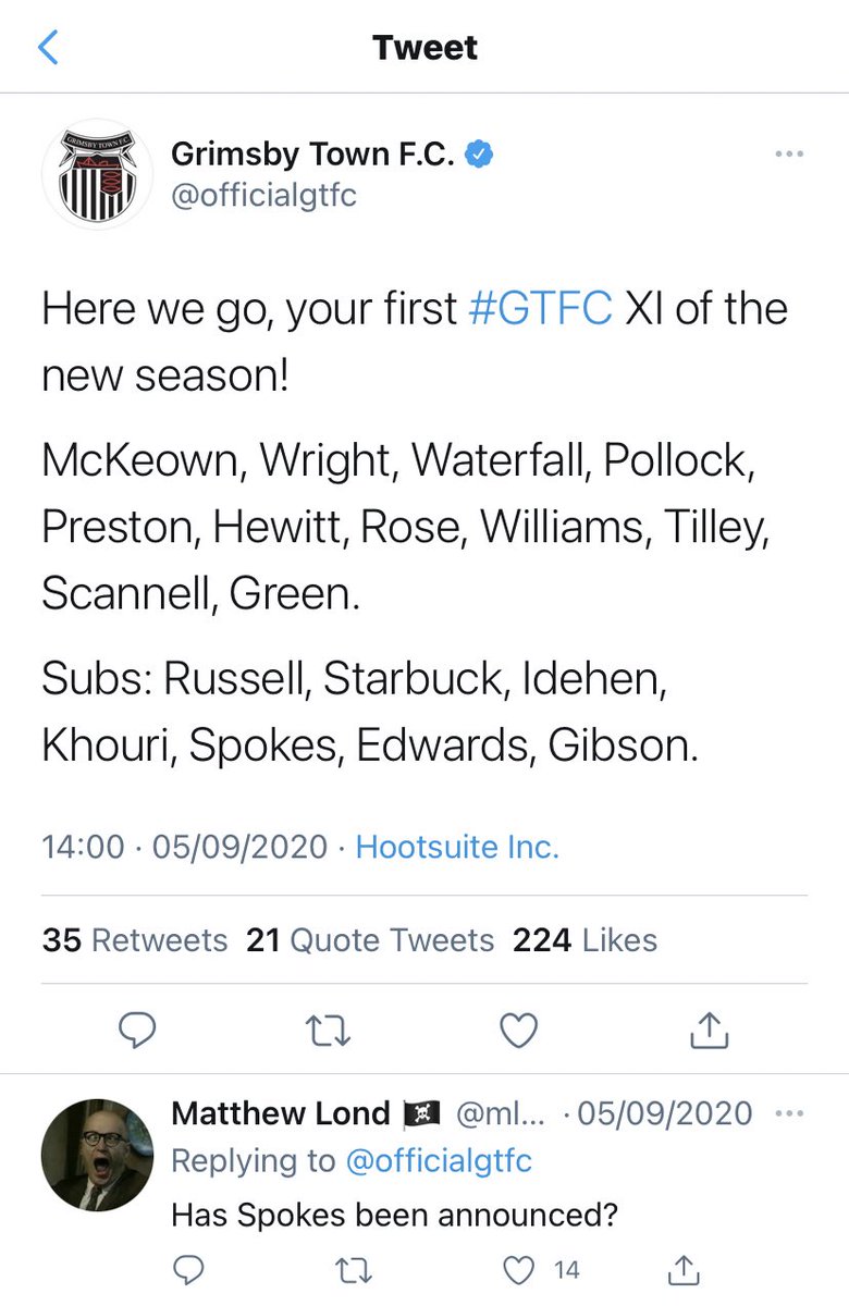 Town round off their preseason with their one and only friendly against local team  @CleeTownFC step 7. Luke Spokes signs from Taunton but the club fail to cover the holiday of the social media guy and forget to announce his arrival. He appears on the team sheet to much confusion.