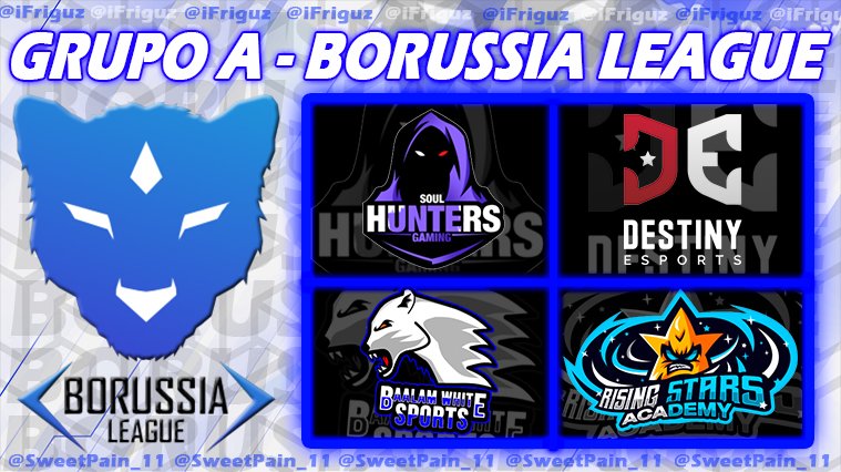 #BrawlStars • ¡Presentación!

Iniciamos las presentaciones con el grupo "A", 4 grandes equipos que darán todo por pasar de fase💙

- <a href="/SLHGaming_GG/">Soul Hunters Gaming</a> 
- @DestinyGamingCo 
- <a href="/RisingStars_GG/">Rising Stars</a> (Academy)
- <a href="/BaalamWhiteMX/">Baalam White Sports</a> 

By: <a href="/iFriguz/">Friguz</a>🧑‍🎨

¡20 Favs! y seguimos con el grupo B🤍