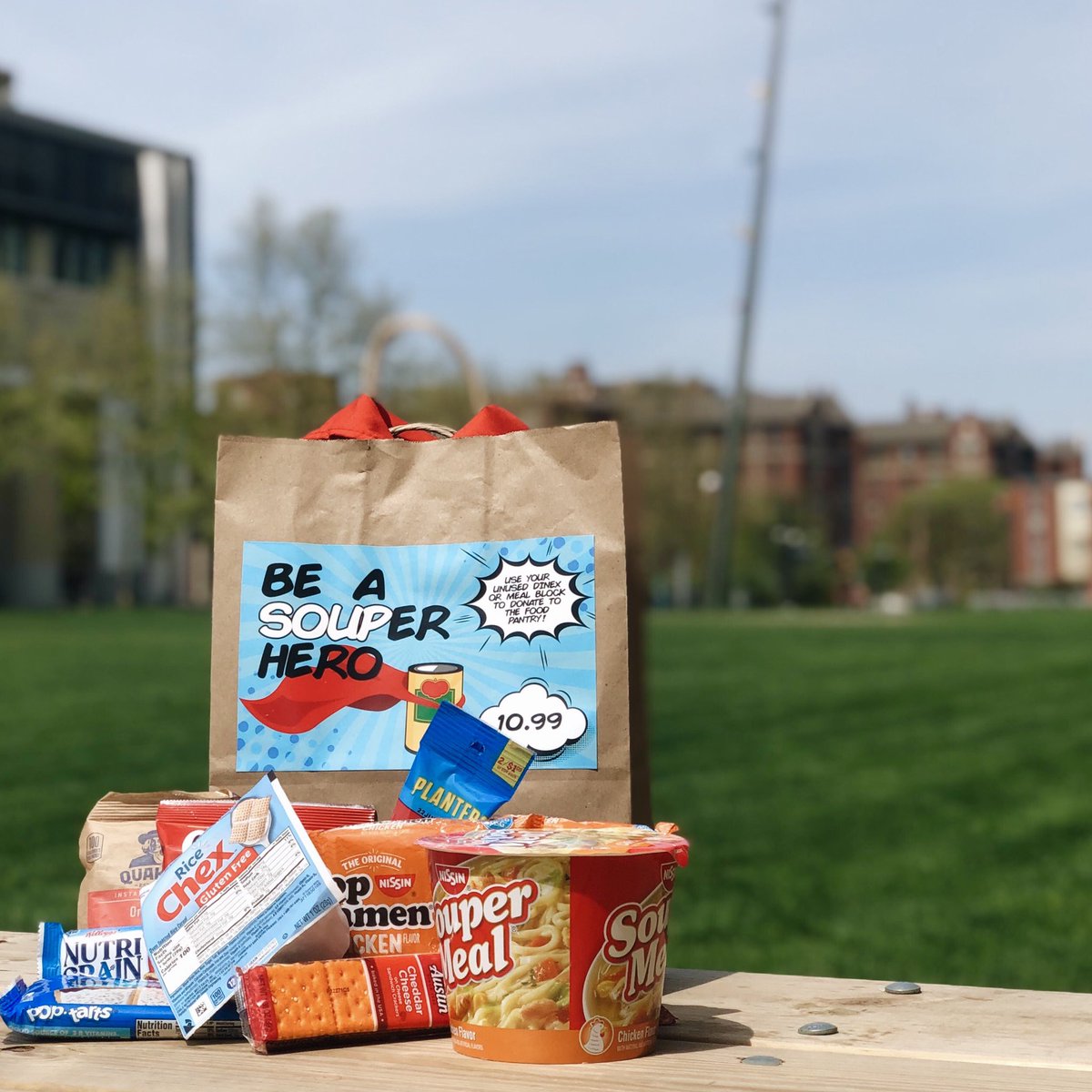 ChartwellsatCMU's tweet photo. be a SOUPer hero this semester 🍲 
leaving soon? trying to use up your dinex? we can help - starting ✨ tomorrow ✨ stop by (📍 entropy+) &amp; snag one of these guys to donate to the cmu food pantry and fight food insecurity right here in your backyard. 
. . .
#cmudining #lifeatcmu https://t.co/wWLzRkac8H