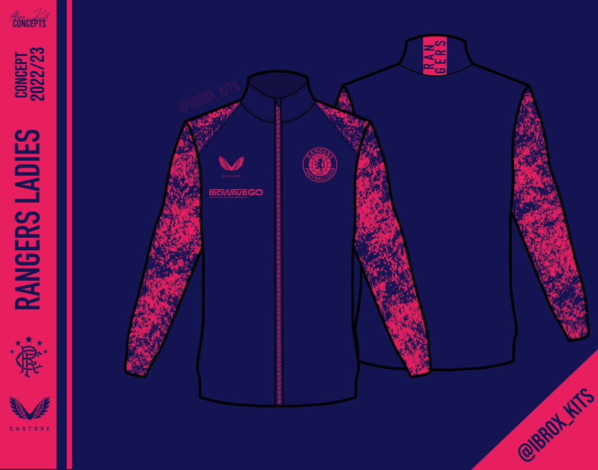 ibrox_kits's tweet photo. Rangers Ladies Drill Top Concept #Rangers #RangersLadies #Castore #IbroxKits #Biowavego #concept https://t.co/EqEqLW4zu3