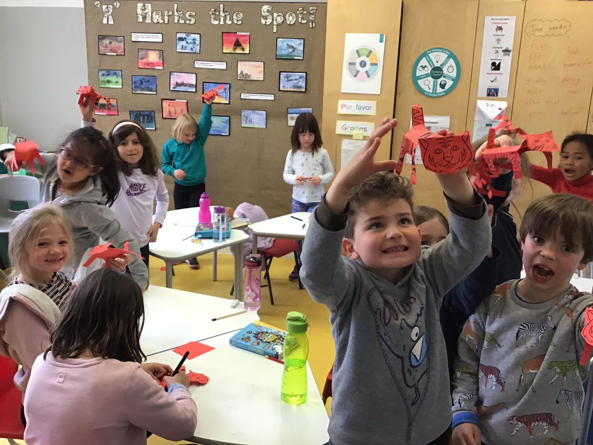 SPFJuniorSchool's tweet image. Year 2 thought the tiger task, set in assembly, was a ROARING success! 🐯@SPFSchools #computationalthinking #spatialawareness