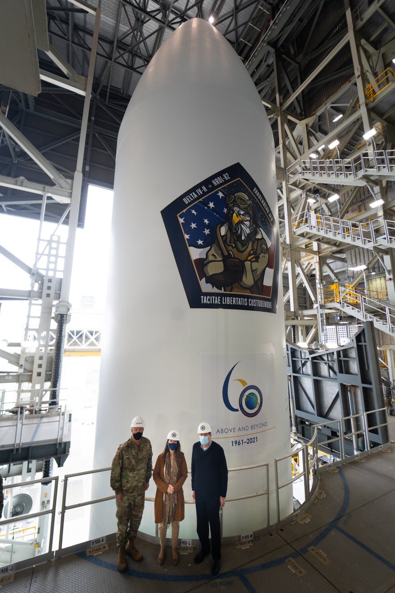 NRO_gov's tweet image. DNRO Scolese was proud to share the excitement of NRO’s first launch of our 60th anniversary year with DNI Haines @ODNIgov and Gen. Raymond @USSF_SMC yesterday at VAFB @30thSpaceWing with @ulalaunch. 📷NRO