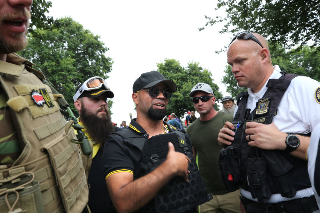 Revelations have shown that the Proud Boys and their leaders have been partnering with law enforcement, federal and local, in targeting "Antifa."This is how it happens. The Right and law enforcement partner to take down possible reformers.3/