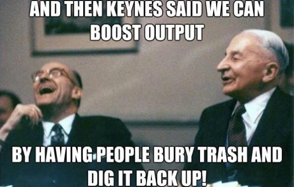 since everyone asked i’m making a thread of memes that shit on Keynesian economics (this is my true calling in life)