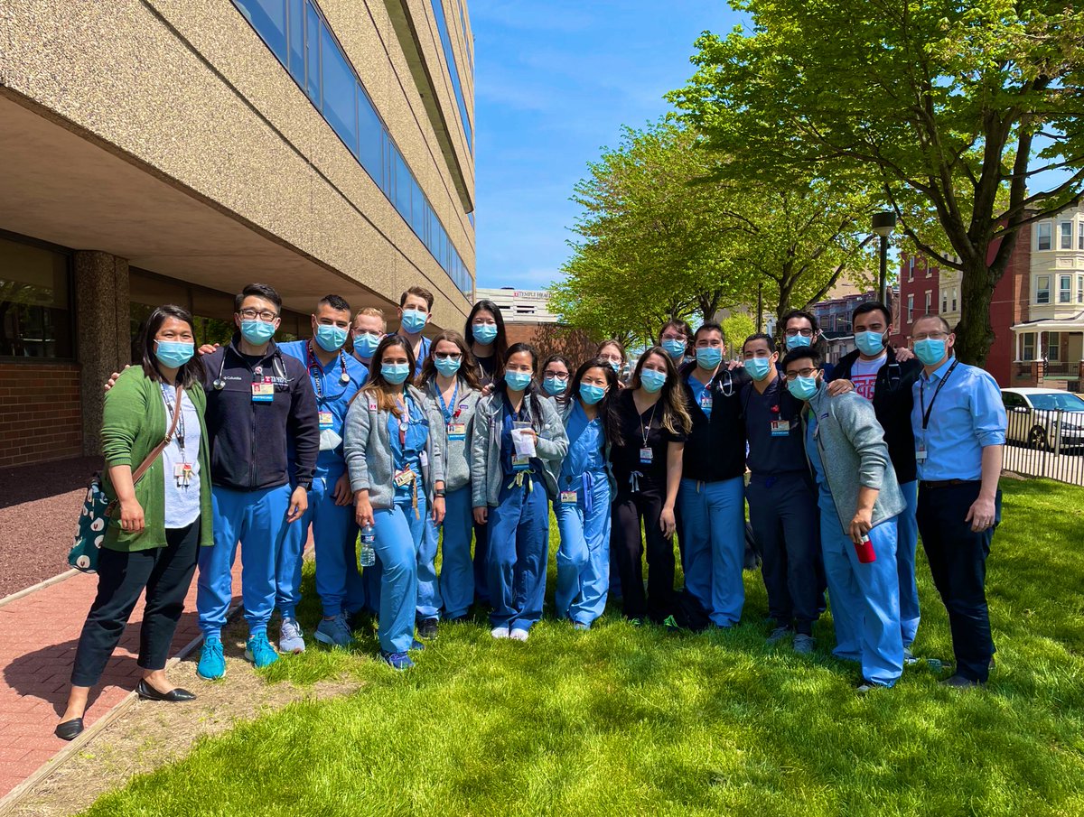 Catchin’ some rays with the intern squad on academic half day #TempleIMinterns <a href="/TempleIM/">Temple IM Residency</a>