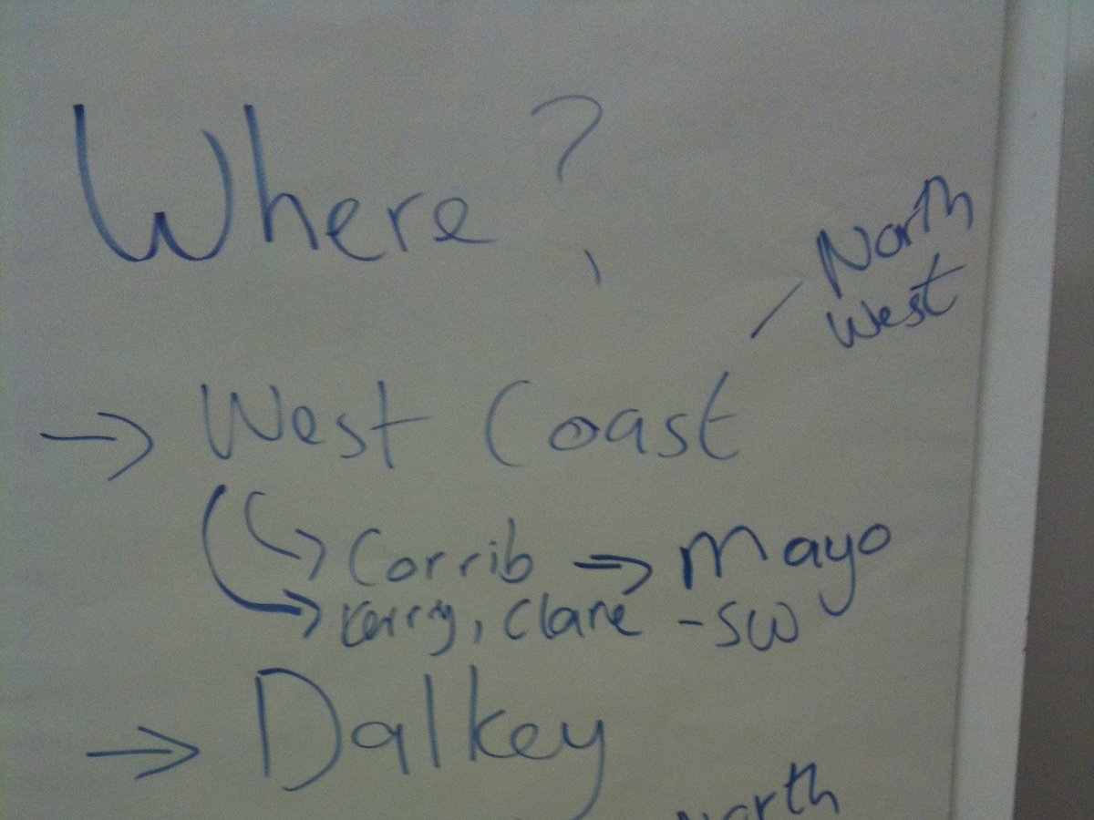 Under not all fun and games here are some whiteboards from a Shell to Sea strategy session on the connections with a potential water tax movement from 2010. Dublin Shell to Sea meet in Seomra through these years - indeed huge number went down to Rossport via Seomra 14