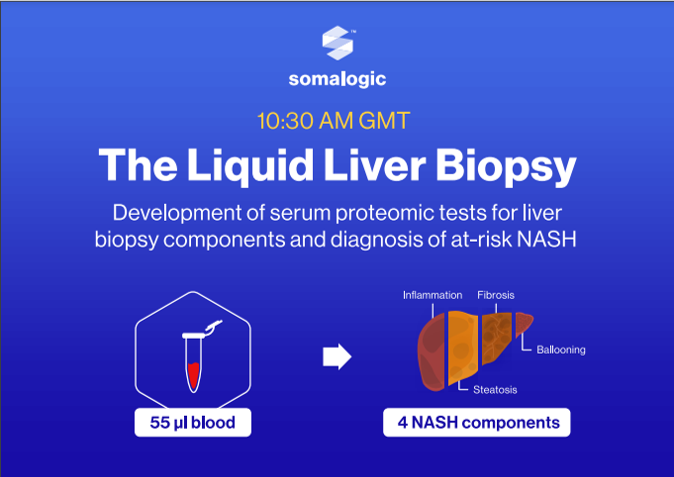 Join us for a keynote talk on non-invasive biomarkers at the 4th Global NASH Congress
#NASHCongress #LiquidBiopsy #Bioinformatics #LiverBiopsy #Biomarkers