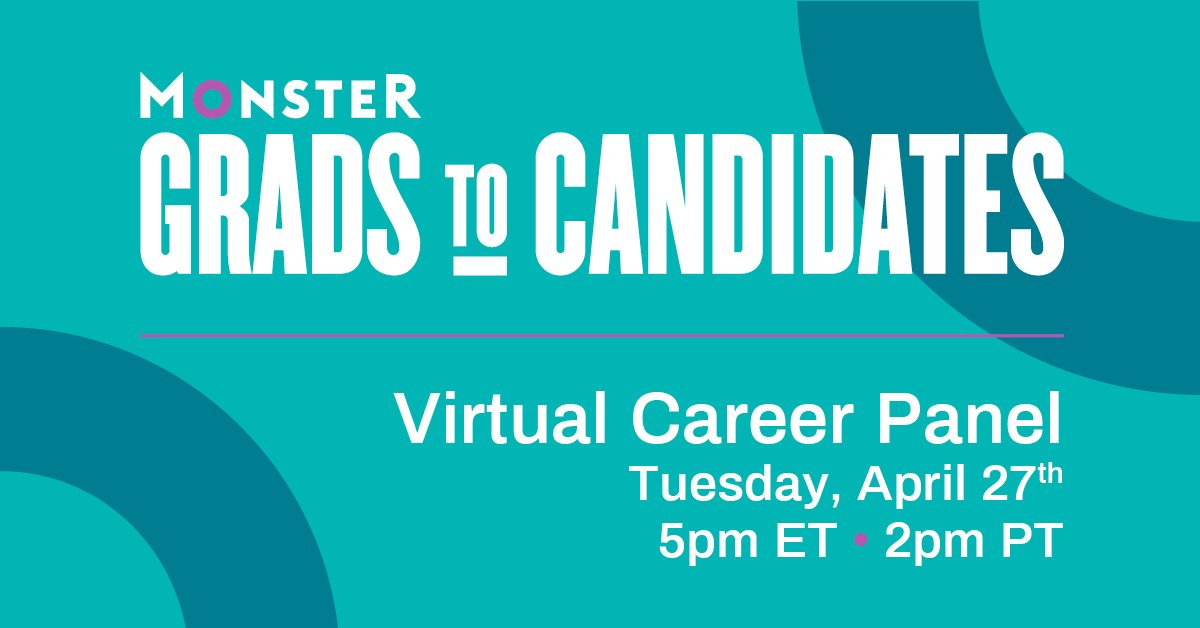 This year's 2021 Grads to Candidates virtual panel features employers like  @CVSHealth,  @VertexPharma, and  @Pinterest. Follow along to see what insights they have to share with  #newgrads preparing to embark on their careers in today's job market. 