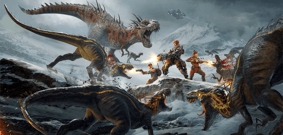 samuhell's tweet image. #SecondExtinction estará disponível amanhã no Game Pass

⭕Há dois modos de jogo: ▶️Seleção de Missão - são vários objetivos diferentes para tentar ajudar a impedir a invasão de dinossauros
▶️Expedição - exploração do mapa, permitindo que os jogadores concluam missões secundárias