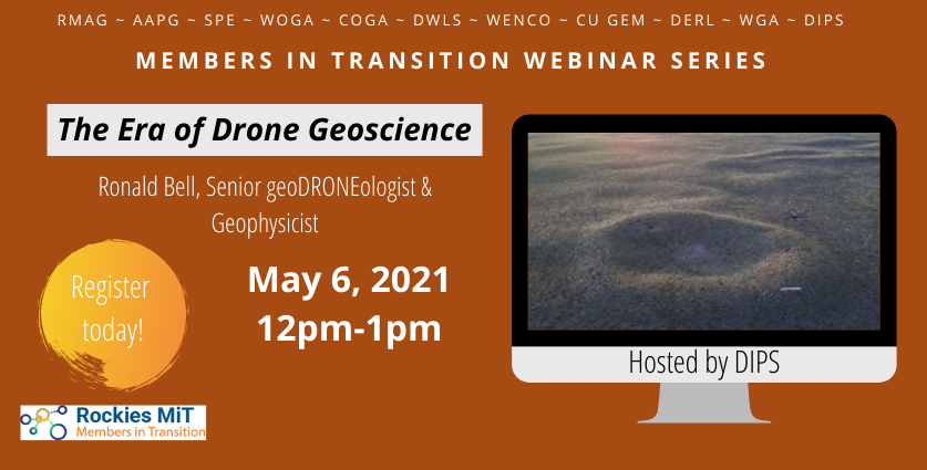 Title: “The Era of Drone Geoscience”
Date / Time: 12:00 MT May 6th, 2021.
Registration: lnkd.in/eVxW_F2