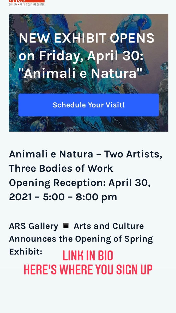 To schedule to see exhibition this Friday go to:
ars-gallery.square.site