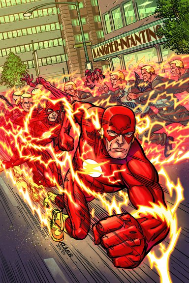 Barry Allen: enhanced connectionBarry has an enhanced connection to the speed force, probably being able to most accurately tell how much speed he can use at any given time. Over time the speed force has enhanced Barrys mind to be able to multitask