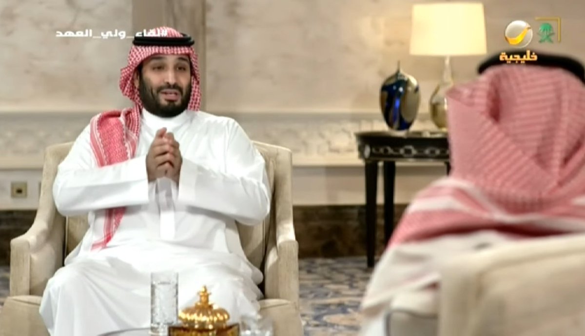 "If I were  #OsamaBinLaden, then my first target would be  #SaudiArabia, [and that's exactly what he did.] All extremists prioritize targeting Saudi Arabia to gain influence over the two holy sites"-  #MohammedBinSalman  #MBS  #BREAKING 22