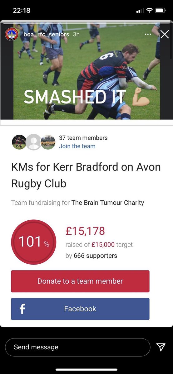 Just an incredible achievement from the amazing #rugbyfamily of <a href="/boarugby/">Bradford on Avon RFC</a>. Reaching £15k for <a href="/LewisMoodyFdn/">The Lewis Moody Foundation</a> in support of their team mate <a href="/JustPeteKerr/">Peter Kerr</a>. You are all amazing 👍🏼👊🏼😘