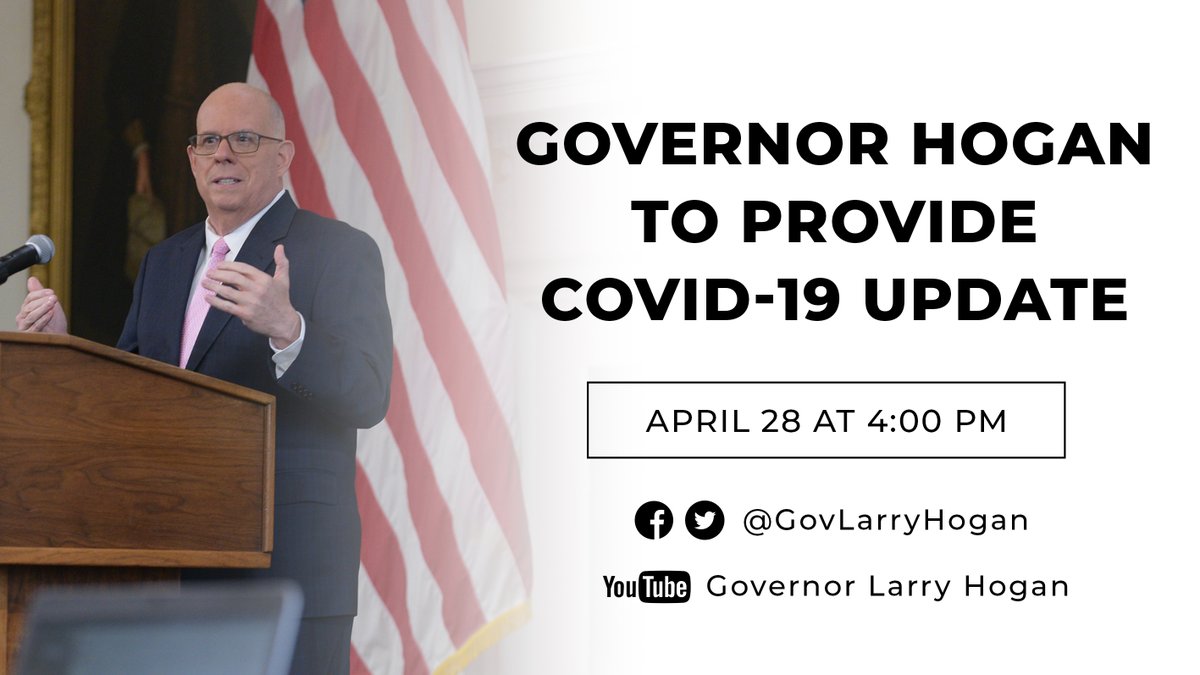 Governor Larry Hogan tweet media