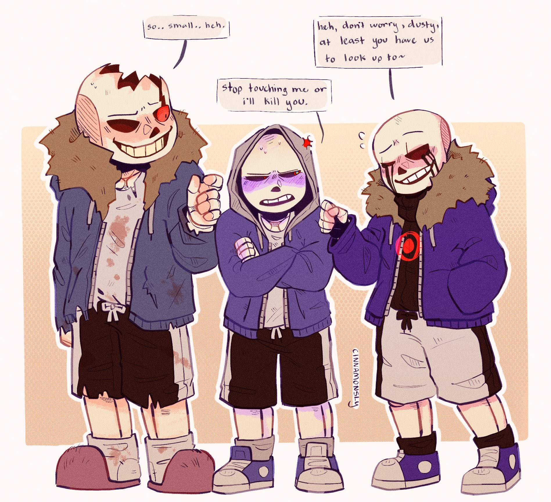 Horrortale Sans, Undertale AU Sans Description