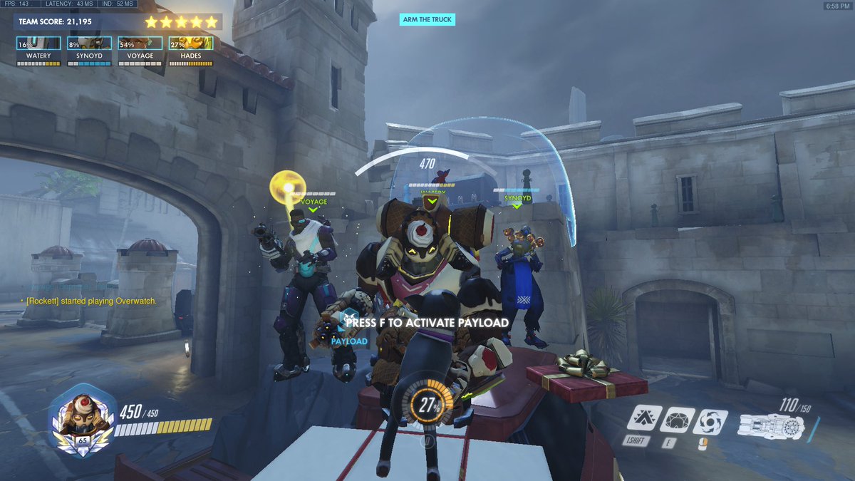 ggs @ExOblivioneOW  I think warm up diff 😜