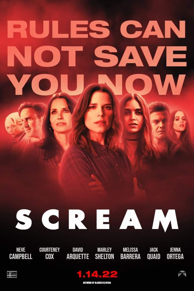 X 上的 Glauber Oliveira：「Scream 5 (2022) poster @ScreamMovies