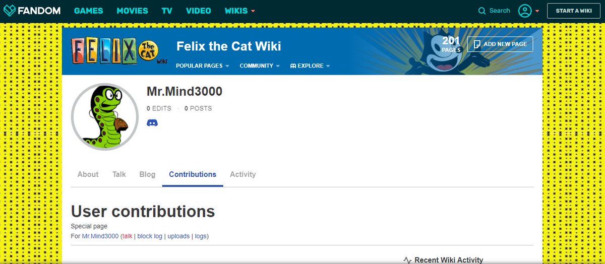 FTFTheToonist's tweet photo. [DAILY POST] What's a little wonderful wikia that the descriptions are not bad for knowledge... Suddently a spam...
Yeah, today is this ridiculous page before we'll need to remove it and hopefully the responsible will be no longer to do.

#FelixTheCat #StopTrolls #Spam #Wikia https://t.co/jlikcmcoAT