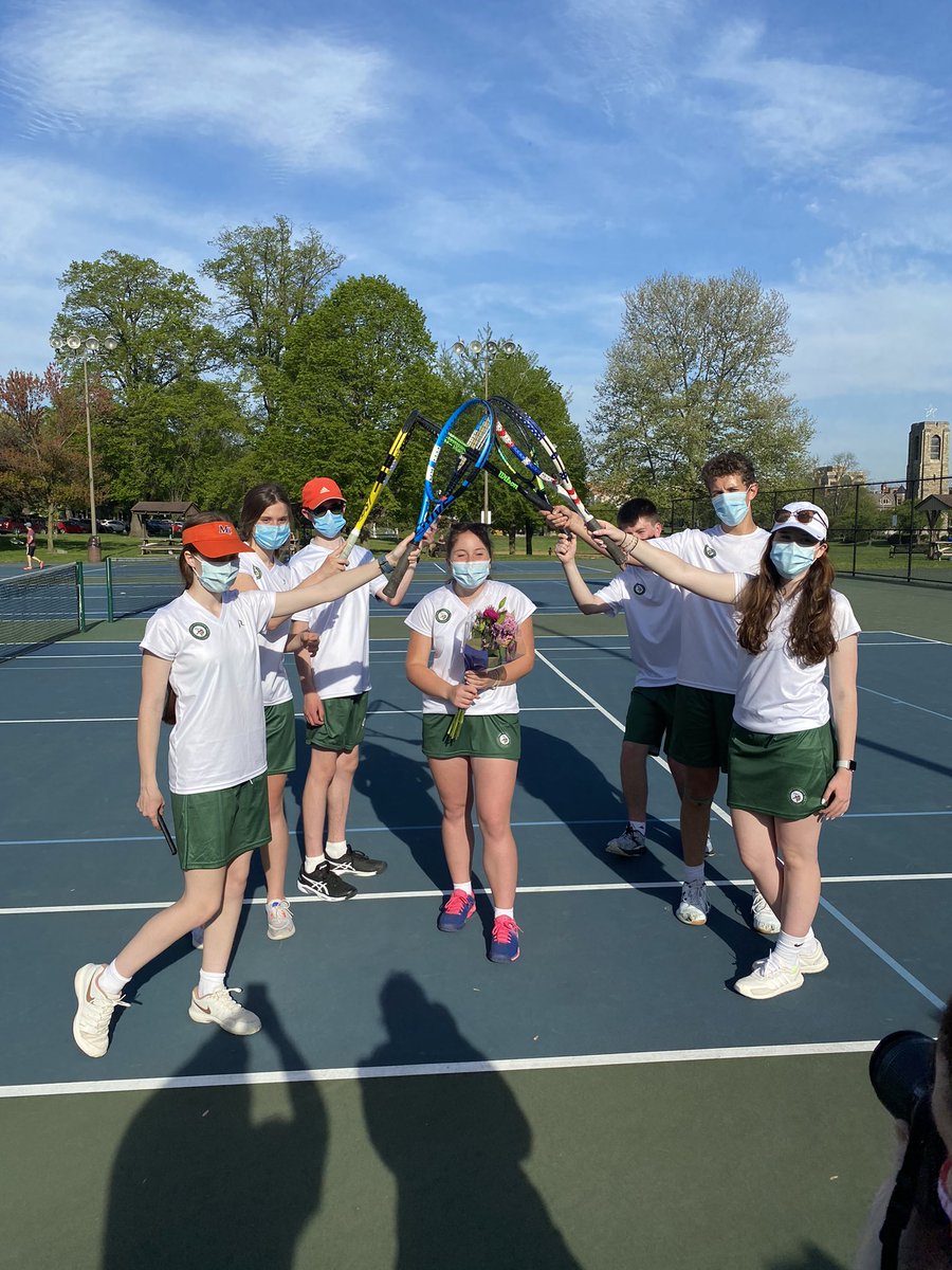 A huge congrats to our tennis senior - Caroline Schottler - for an amazing 4 years on Varsity! She holds the #1 spot on our tennis ladder this season. Thank you for all your hard work and commitment to our tennis team! #letsgovikings #onceavikingalwaysaviking