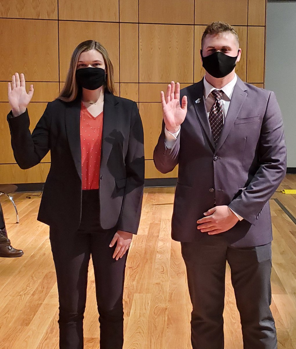 It was an honor to administer the oath of office to the newly elected Executive Officers of <a href="/ucmSGA/">Student Government Association</a>. Thank you for providing leadership to Student Government and representing your fellow students.