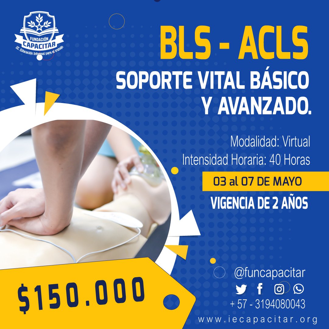 funcapacitar's tweet photo. Actualiza tus conocimientos desde casa y cumple con las constancias obligatorias para seguir habilitado en el REPS.
INSCRIPCIONES: https://t.co/Q86SVWScke...
https://t.co/3Ys8zZUu28
#fundacioncapacitar #funcapacitar #estudiavirtual #resolucion3100 #salud https://t.co/f8PktEM13o