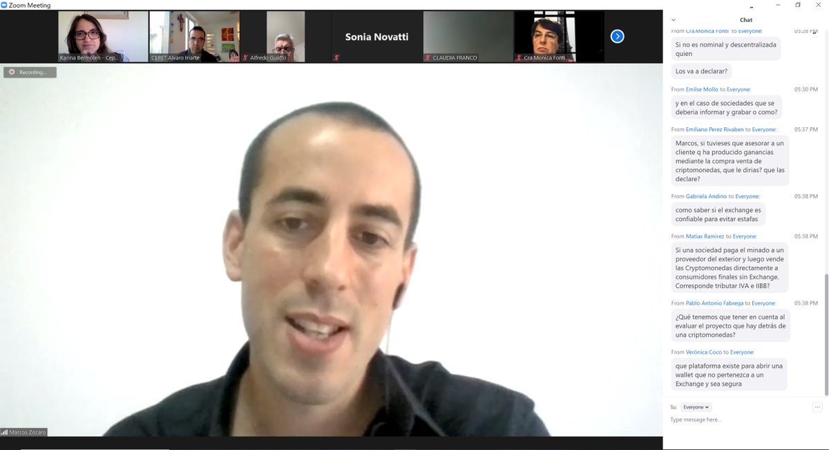 CePeT_oficial's tweet photo. Gracias @MarcosZocaro por tu tiempo para conversar sobre las "claves de tributación de las criptomonedas" para los miembros y asociados a @CePeT_oficial 
#tributacion #tributario #criptomonedas
Muy pronto podrán ver la charla en nuestro canal de YouTube
https://t.co/2LjDVvcw2Z https://t.co/juczEVDSiT