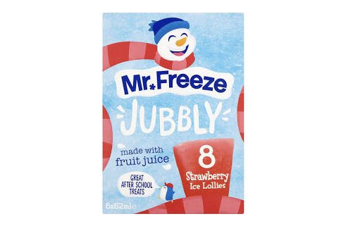 Mr Freeze Jubbly Ice Lolliesthese come in various different flavours but these are my favouritethese are 17 cals