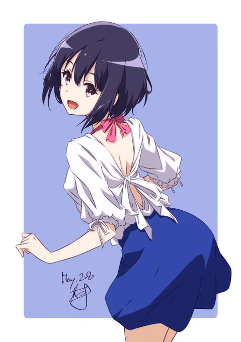 エアコミケ3で再販のオリジナル本に収録の。こっちは数そんなないのでお早めにで🙇‍♂️
#誰でもないガール 
