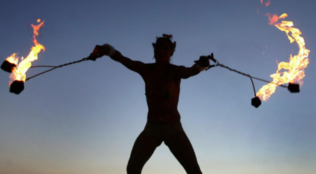 Forbes's tweet photo. Burning Man, the annual weeklong festival in the Nevada desert increasingly popular with Silicon Valley CEOs and celebrities, was canceled for the second year in a row https://t.co/6GGNRyHW6E https://t.co/1zCeEA0oy1