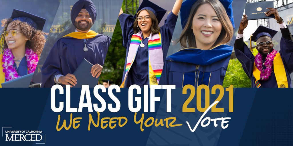 ucmerced's tweet photo. Graduating students — The Class Gift will be a commissioned mural project that will honor your class, commemorate your experience, and amplify the beauty of UC Merced. Help ensure that the theme of the mural truly captures the Class of 2021. Vote: https://t.co/Sn4YSDVaDI #UCM2021 https://t.co/kn6xG16OnT