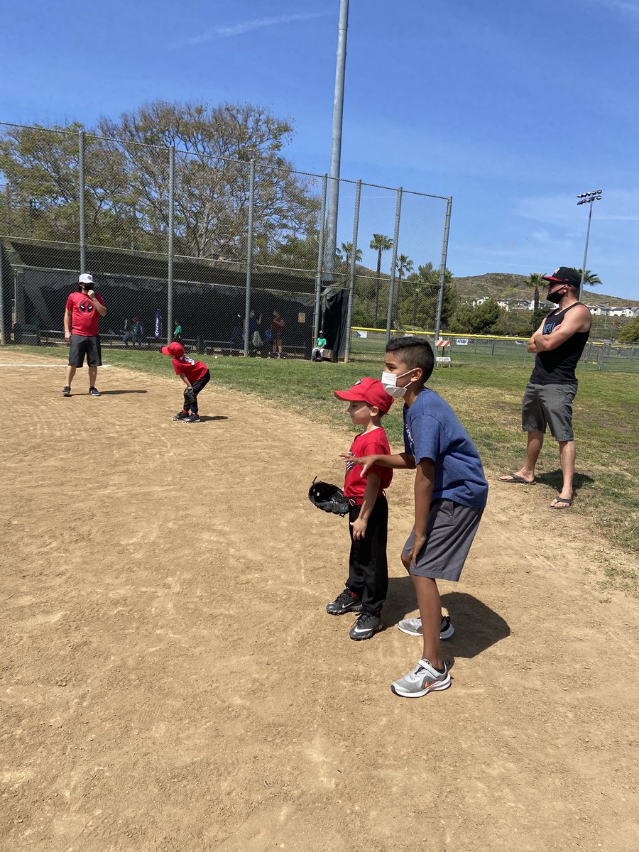billykorhummel's tweet photo. Not sure which is a greater, being the Coach on my youngest T Ball team, OR watching my 10 YR Old helping coaching him up ⚾️♥️ #WHLL https://t.co/JuDD9Hln6O