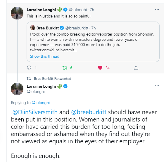 If you knew the truth/full stories of what too many caring, talented, brave journalists of color & LGBTQ & women journalists endured, you'd be sick & question how  @gannett could allow one serial abusive boss turn our beloved  @azcentral newsroom into a hostile workplace. Enough!