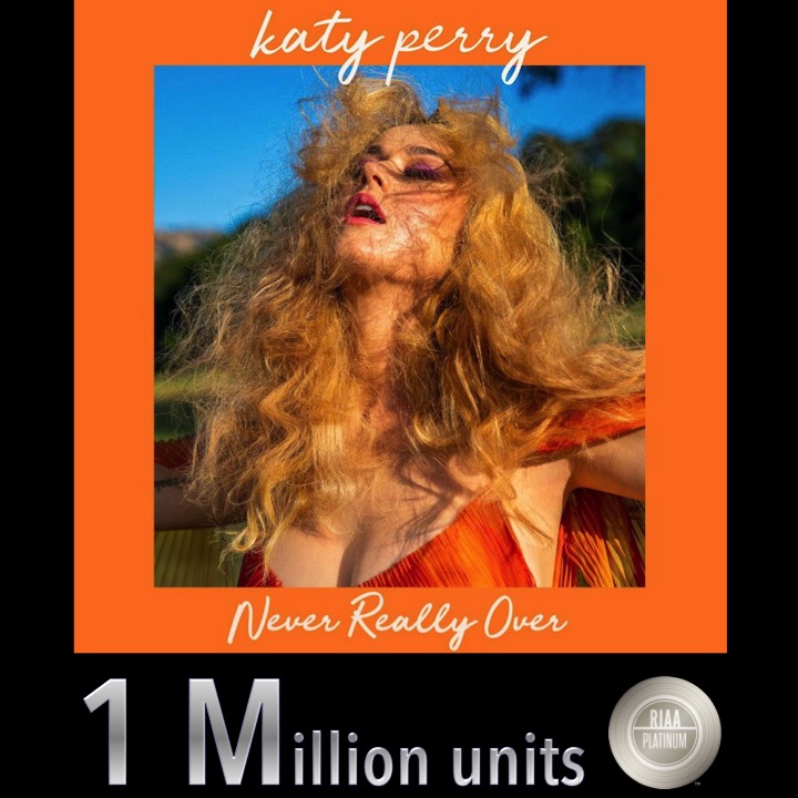 WORLDMUSICAWARD's tweet image. #KatyPerry&apos;s #NeverReallyOver has been certified Platinum for 1 Million Sales Units by the Recording Industry Association of America! 💪💥1️⃣Ⓜ️💰🇺🇸🔥👑💛
facebook.com/worldmusicawar…