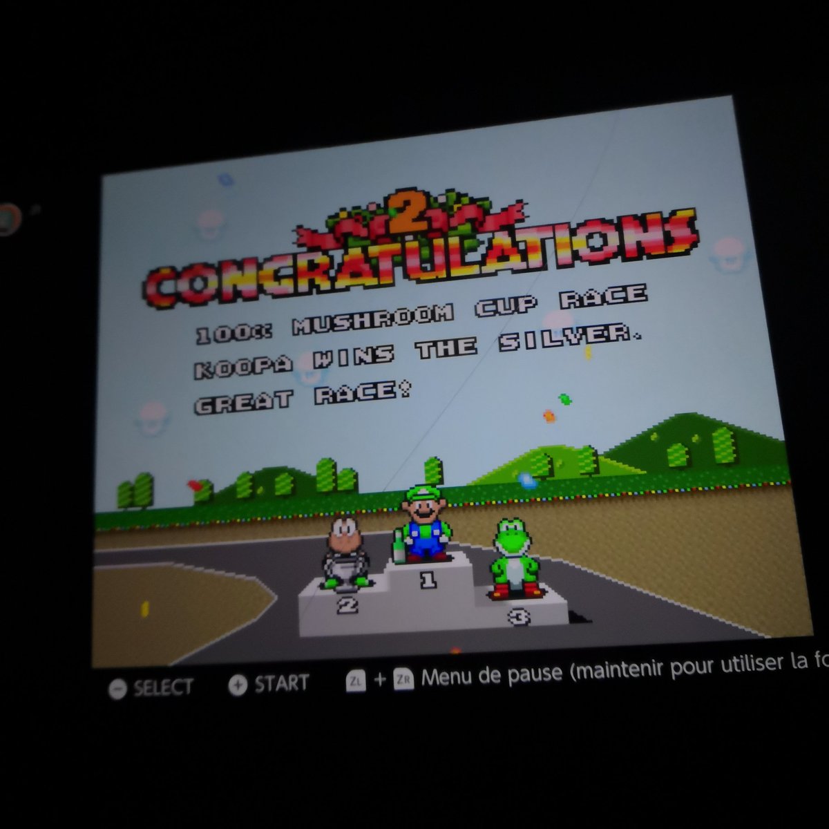 You know what's good with insomnia?Well, not much.BUT at least I got a silver mushroom cup in 100cc!!!