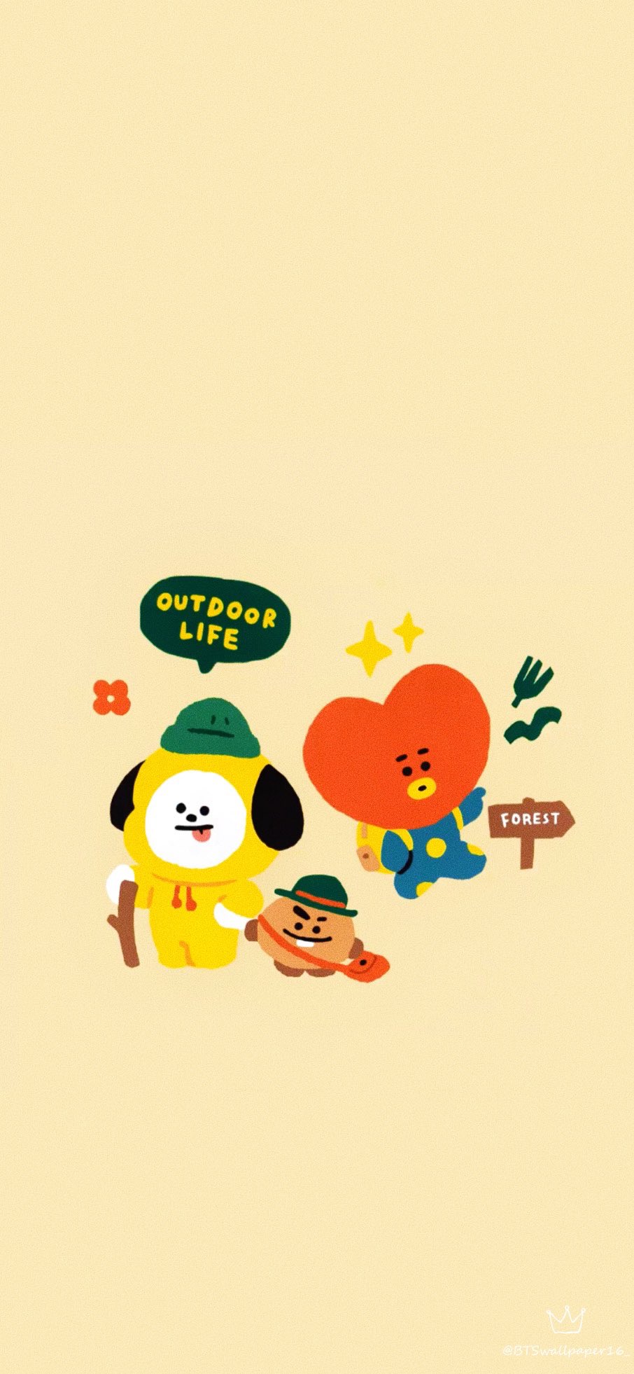 Bts Wallpaper Bt21 2 Wallpaper Amp Lockscreen Bts Btsfanart Btswallpapers Bts壁紙 방탄배경 Nick Btswallpaper 방탄소년단 방탄배경화면 Btslockscreen Btsarmy Koya Rj Shooky Mang Greenplanet Forest Freshness Chimmy