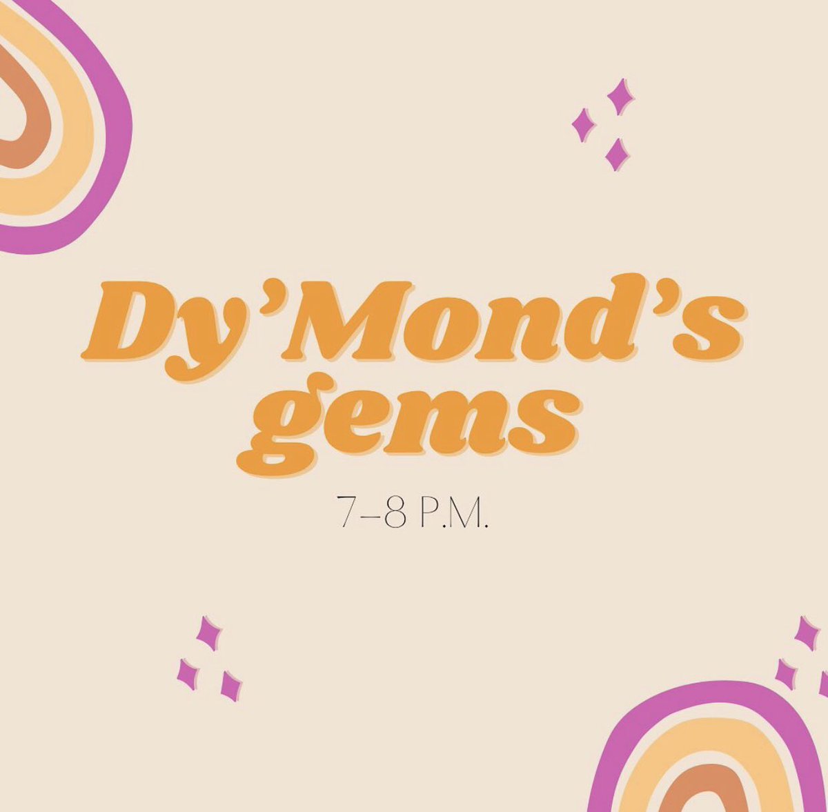 In the mood to listen to some great music? Tune in NOW to listen to Dy’Mond’s gems!!
