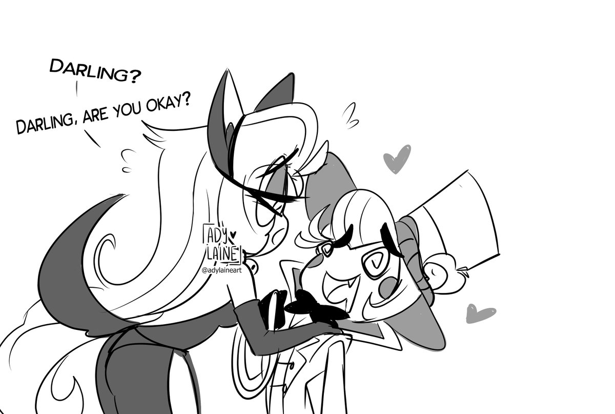 adylaineart's tweet image. Lucifer and his husband privileges with Lilith pt. 2
#HazbinHotel