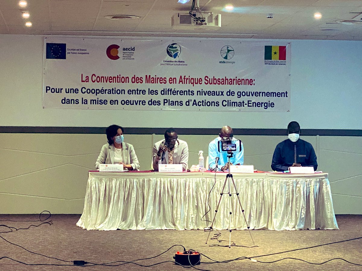 Jve_Senegal's tweet photo. [𝐀𝐭𝐞𝐥𝐢𝐞𝐫 𝐝’𝐞́𝐜𝐡𝐚𝐧𝐠𝐞 𝐬𝐮𝐫 𝐥𝐚 𝐂𝐨𝐧𝐯𝐞𝐧𝐭𝐢𝐨𝐧 𝐝𝐞𝐬 𝐌𝐚𝐢𝐫𝐞𝐬] à Novotel ce Matin

Planification Climat-Énergie et grands projets et programmes nationaux en faveur des collectivités: Quelles Synergies? 
#COMOSSA @UKinSenegal @SAVE_DAKAR @UEauSenegal https://t.co/YjFfeHma6u