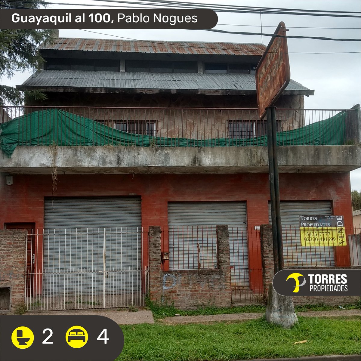 torrespropiedad's tweet photo. EN VENTA 🔑

👨‍💼Excelente propiedad a 1 ½ cdra de Av. del Sesquicentenario (Ruta 197). Chalet con Locales.

📲Para más info:
https://t.co/jvN4Sv7gaK
  
#TorresPropiedades 🏘 #Venta #Alquiler #Tasaciones #Casa #Departamento #Propiedades #Oportunidad #Inversión #RealState https://t.co/TfEhBnL8vW