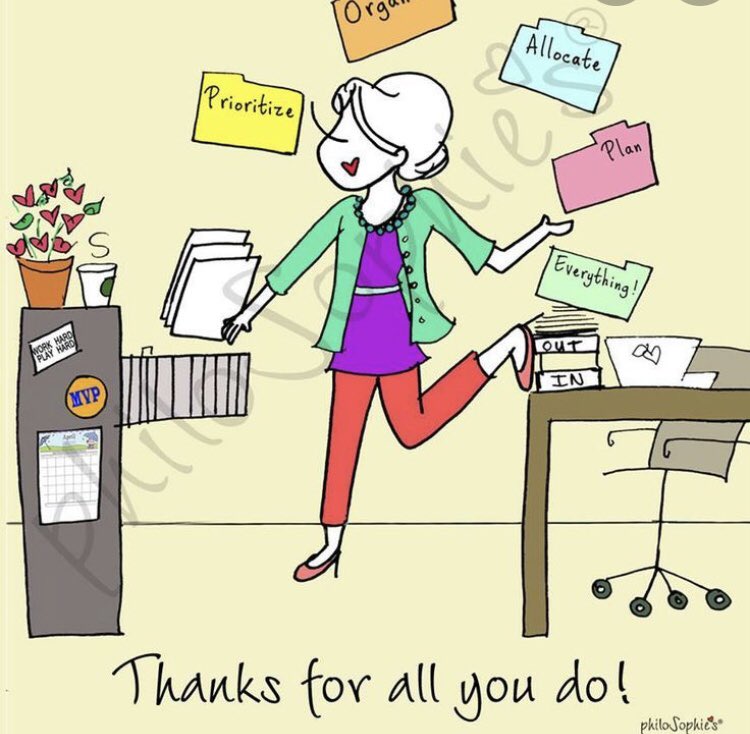Big shout out to our very best administrative assistants in our building <a href="/LakeSimcoePS/">Lake Simcoe PS</a>