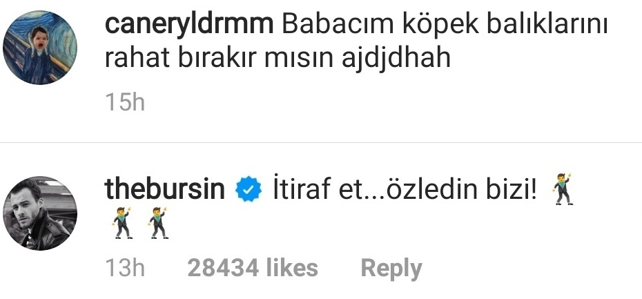 we consider this holiday ended because we immediately see kerem at work but in the meantime we continue to have contents of hanker on the plane and visually posing, having seen the person with the telephone. Kerem has the first public interaction with Caner:admit it,you miss us+